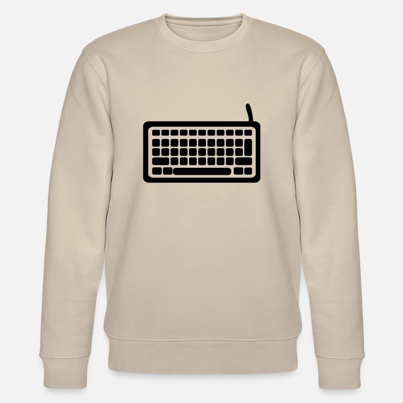 Computer - Keyboard - Stanley/Stella Unisex Bio-Sweatshirt CHANGER  - Beige