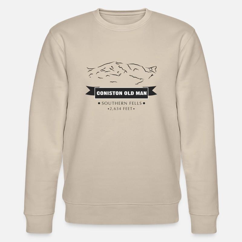 Coniston alter Mann - Stanley/Stella Unisex Bio-Sweatshirt CHANGER  - Beige