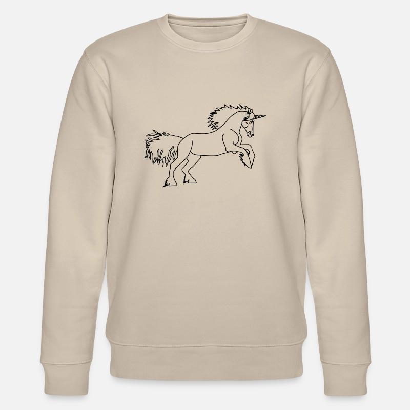 DAS Einhorn - Stanley/Stella Unisex Bio-Sweatshirt CHANGER  - Beige