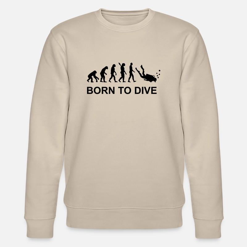 Évolution Plongée - Sweat bio CHANGER Stanley/Stella Unisexe - beige