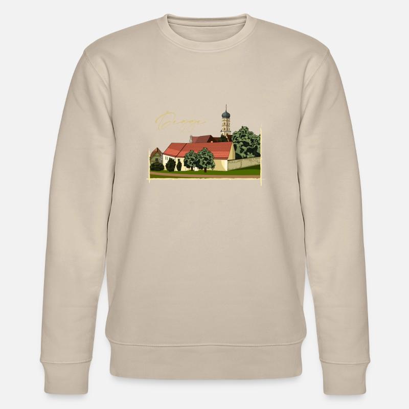 Mönchsdeggingen // Illustration - Stanley/Stella Unisex Bio-Sweatshirt CHANGER  - Beige