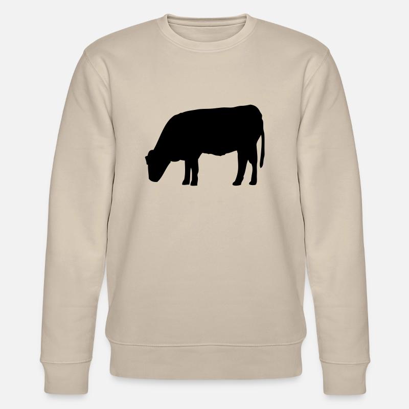 Kuh - Stanley/Stella Unisex Bio-Sweatshirt CHANGER  - Beige