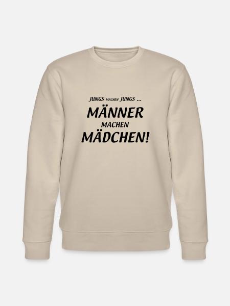 Men make girls - Stanley/Stella CHANGER Unisex Organic Sweatshirt - beige
