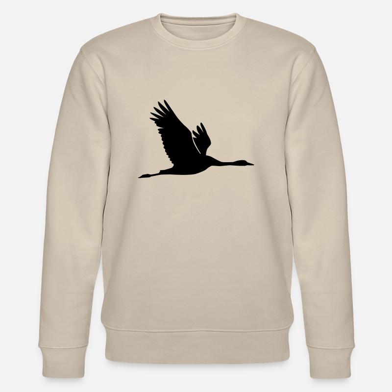 Kranich - Stanley/Stella Unisex Bio-Sweatshirt CHANGER  - Beige