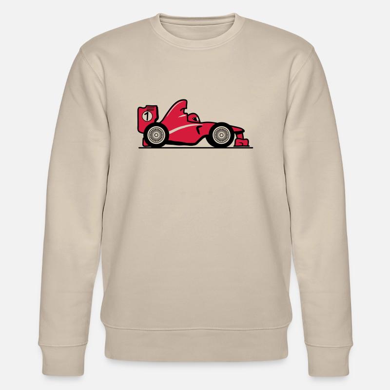 Courte bande dessinée Racecar - Sweat bio CHANGER Stanley/Stella Unisexe - beige
