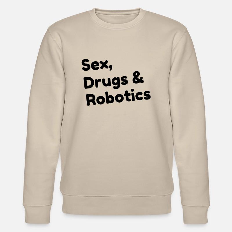 Robotik / Roboter / Robot / Robotics - Stanley/Stella Unisex Bio-Sweatshirt CHANGER  - Beige