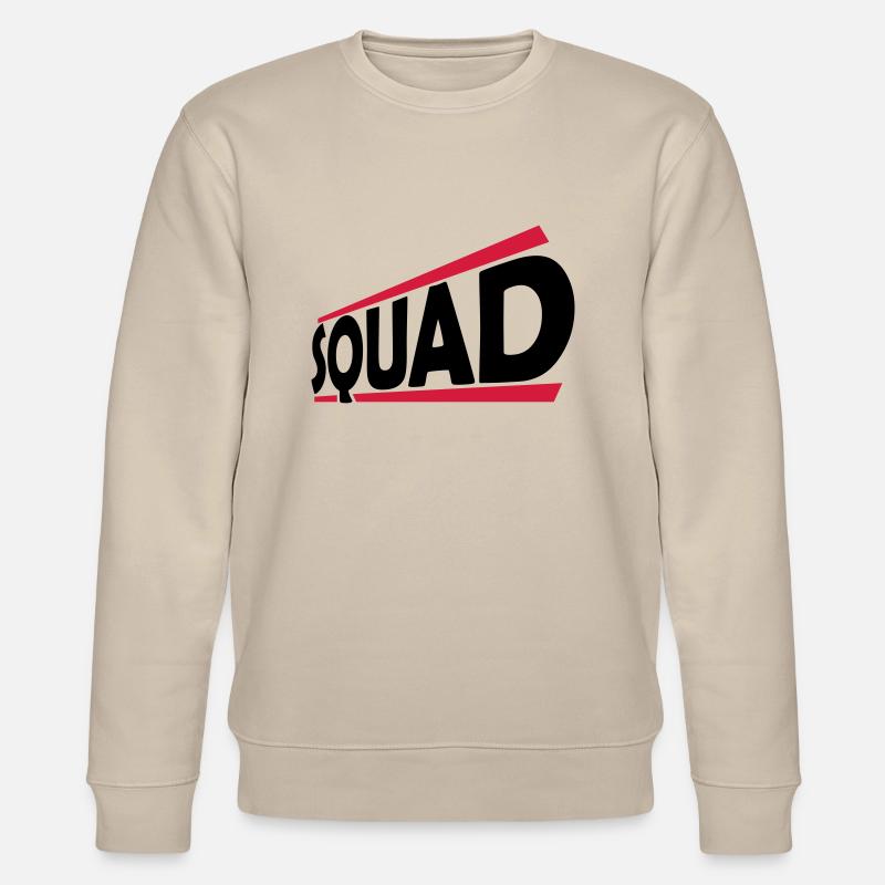 Squad Team Logo Design - Stanley/Stella Unisex Bio-Sweatshirt CHANGER  - Beige