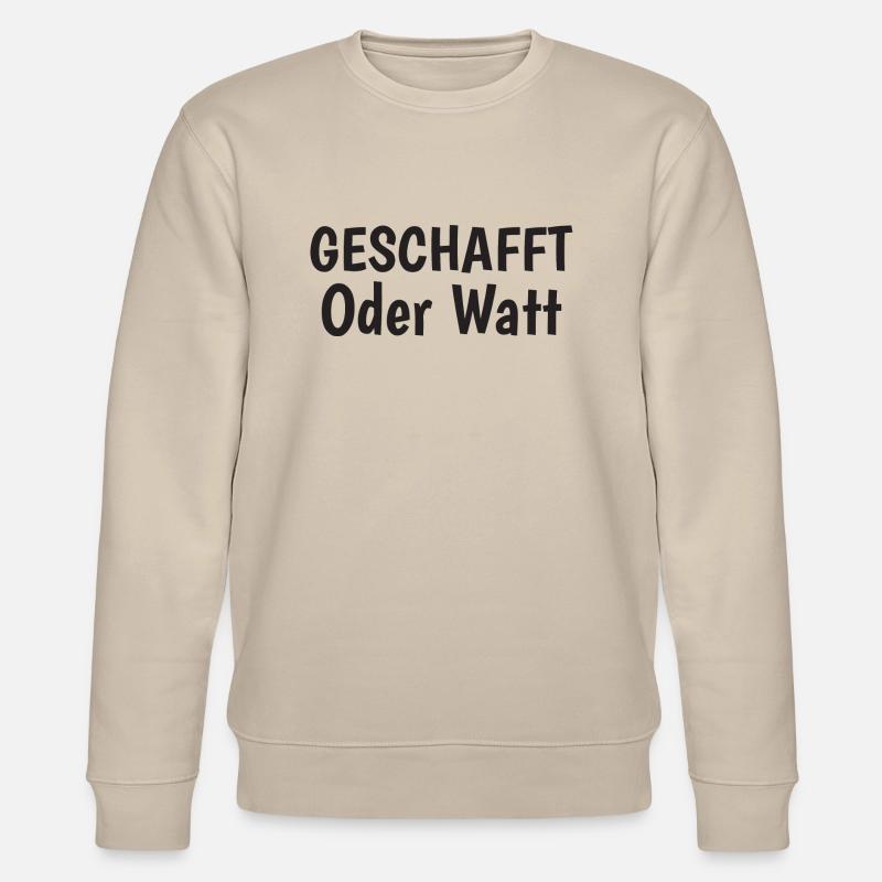 Motivation Oder Watt - Stanley/Stella Unisex Bio-Sweatshirt CHANGER  - Beige