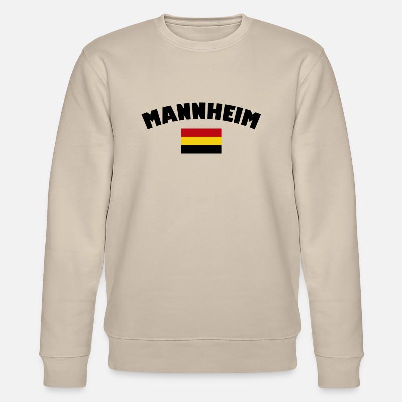 Mannheim Monnem Mannheimat - Stanley/Stella Unisex Bio-Sweatshirt CHANGER  - Beige