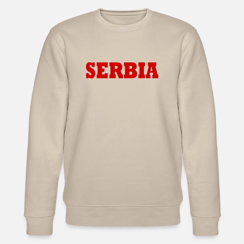 Serbien - Stanley/Stella Unisex Bio-Sweatshirt CHANGER  - Beige
