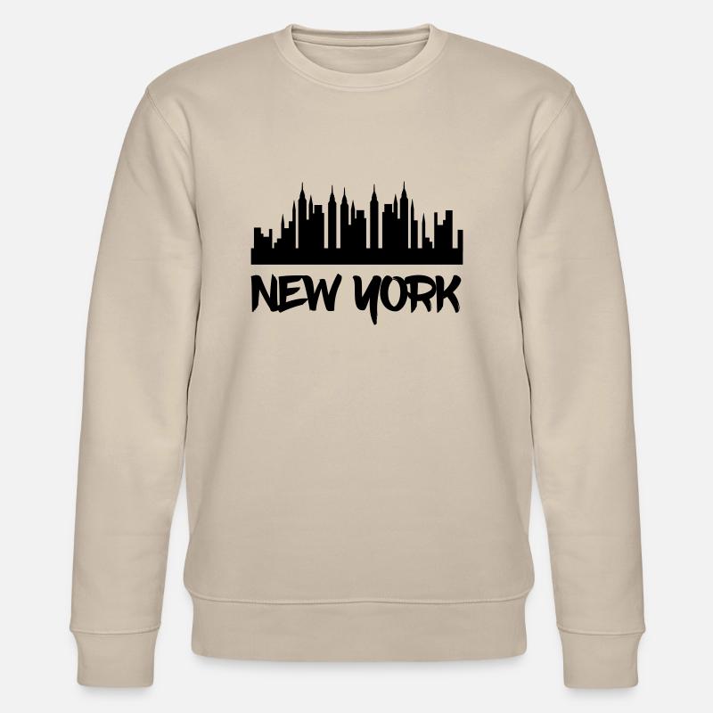 new york - Stanley/Stella Unisex Bio-Sweatshirt CHANGER  - Beige