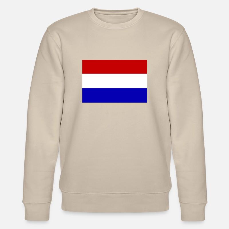 Pays-Bas, Pays-Bas, Pays-Bas, drapeau, drapeau - Sweat bio CHANGER Stanley/Stella Unisexe - beige