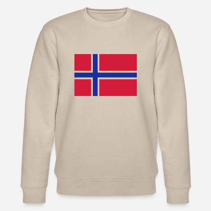 flagge - Stanley/Stella Unisex Bio-Sweatshirt CHANGER  - Beige