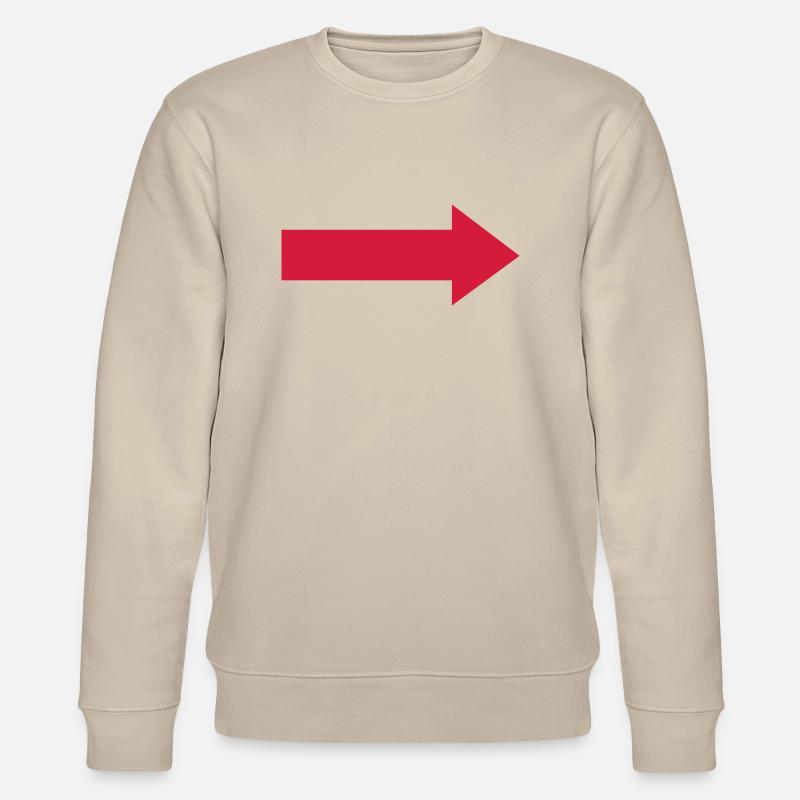 Flèche - Sweat bio CHANGER Stanley/Stella Unisexe - beige