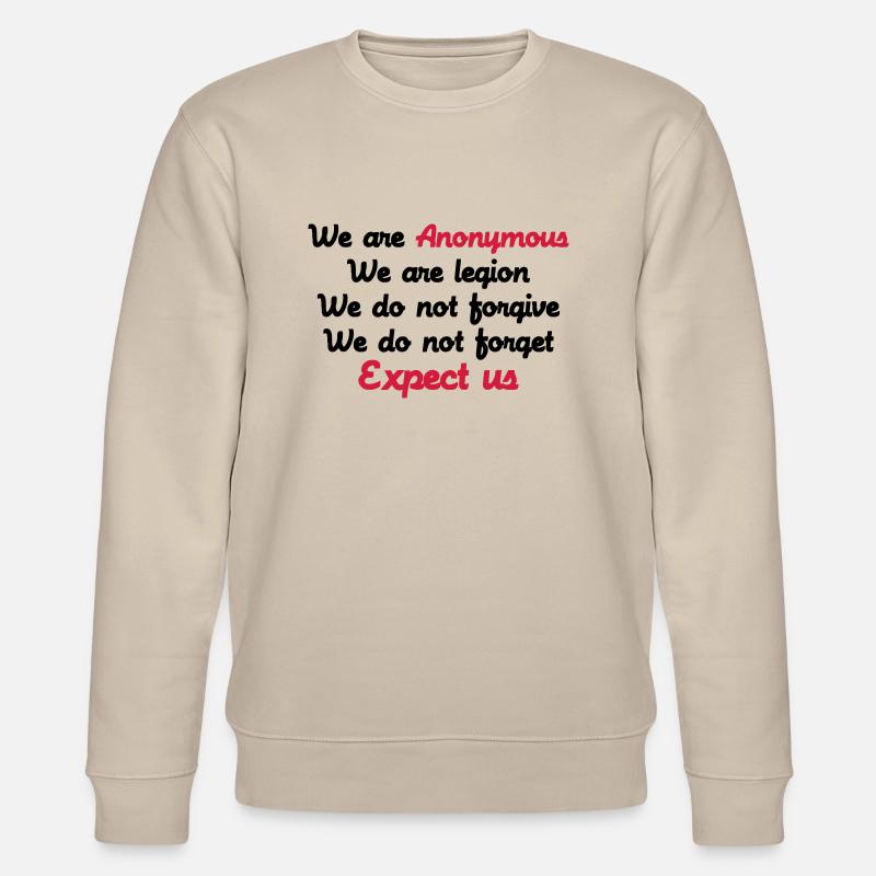 Anonymous - Sweat bio CHANGER Stanley/Stella Unisexe - beige