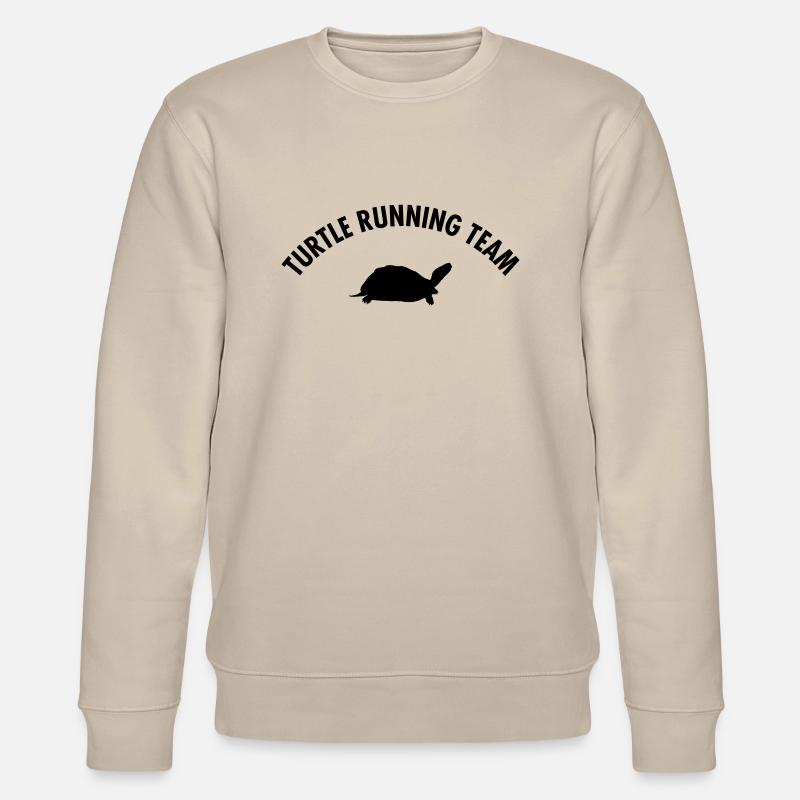 Turtle Running Team - Sweat bio CHANGER Stanley/Stella Unisexe - beige