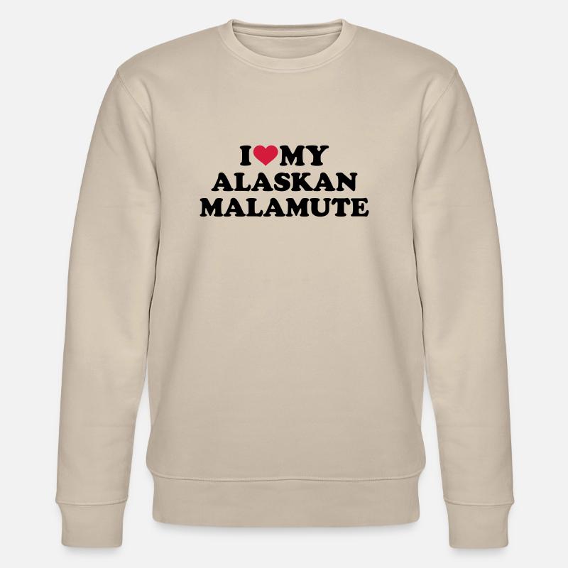 Alaskan Malamute - Sweat bio CHANGER Stanley/Stella Unisexe - beige