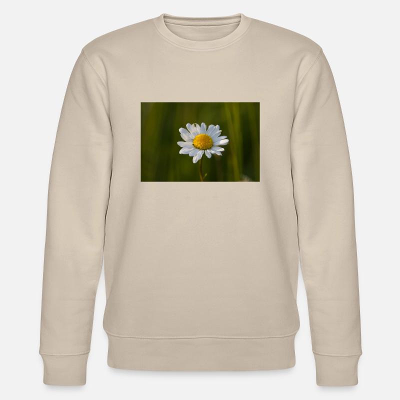 Margeriten Margerite Gänseblümchen - Stanley/Stella Unisex Bio-Sweatshirt CHANGER  - Beige
