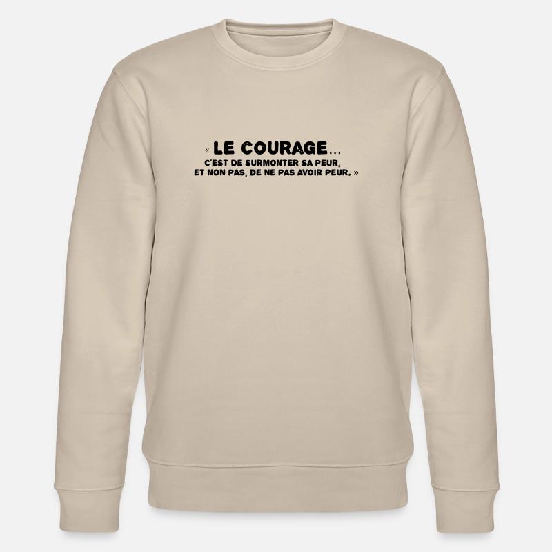 Le courage - Sweat bio CHANGER Stanley/Stella Unisexe - beige