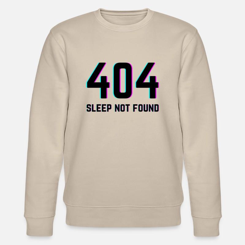 404 Schlaf Nicht gefunden - Stanley/Stella Unisex Bio-Sweatshirt CHANGER  - Beige