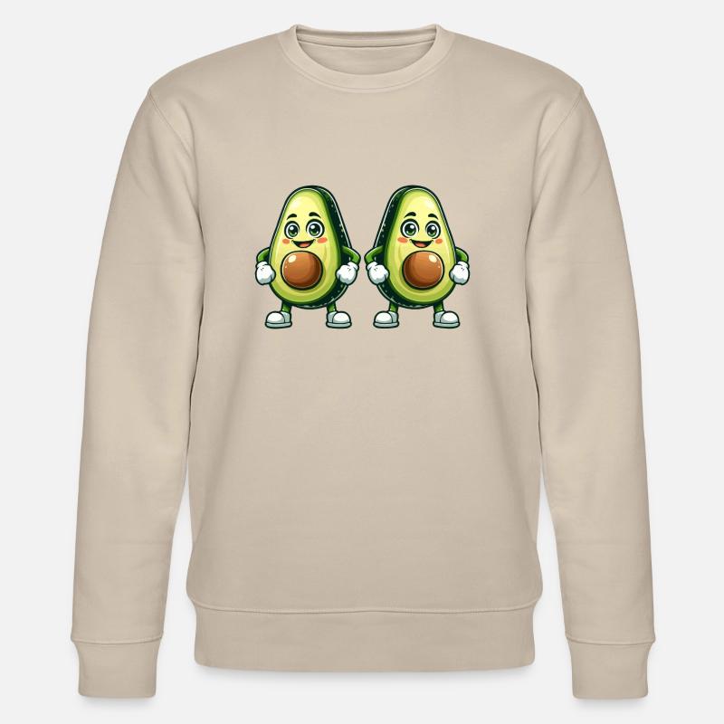 avocado 2 - Stanley/Stella Unisex Bio-Sweatshirt CHANGER  - Beige