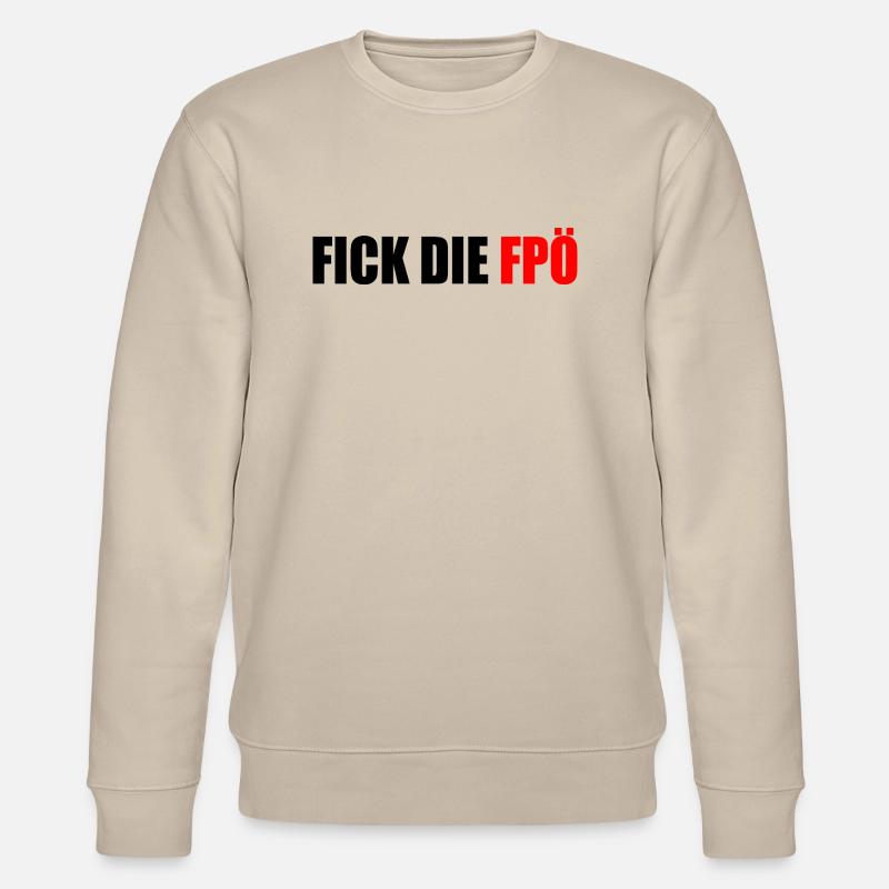 Fick die fpö - Stanley/Stella Unisex Bio-Sweatshirt CHANGER  - Beige