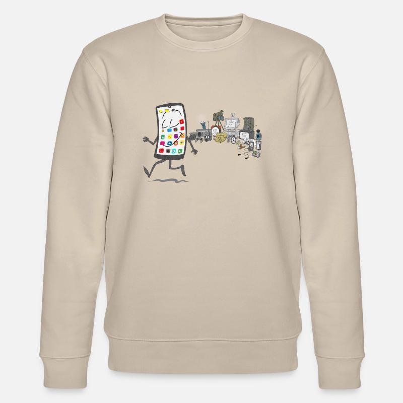 Neuzeit - Stanley/Stella Unisex Bio-Sweatshirt CHANGER  - Beige