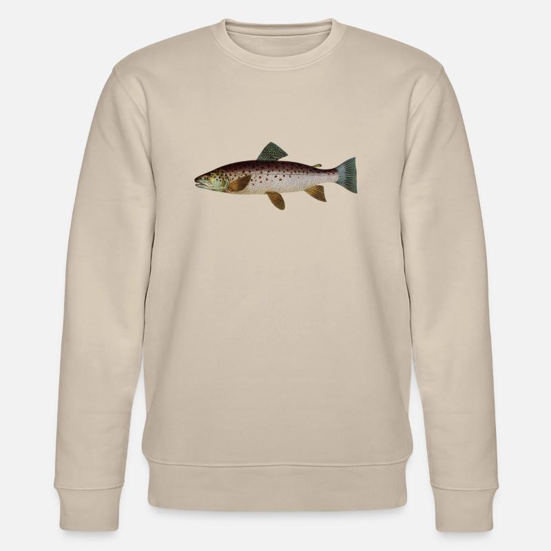 Forelle - Stanley/Stella Unisex Bio-Sweatshirt CHANGER  - Beige