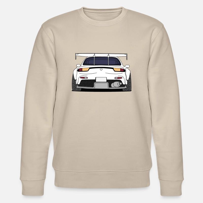 rx7rear white - Stanley/Stella Unisex Bio-Sweatshirt CHANGER  - Beige