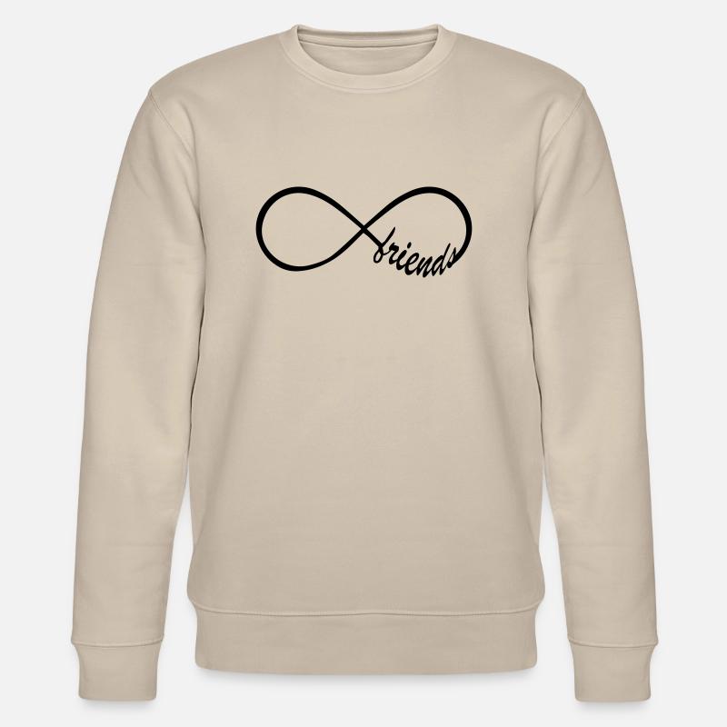 Friends Infinity Swag - Ekologiczna bluza unisex Stanley/Stella CHANGER  - beżowy