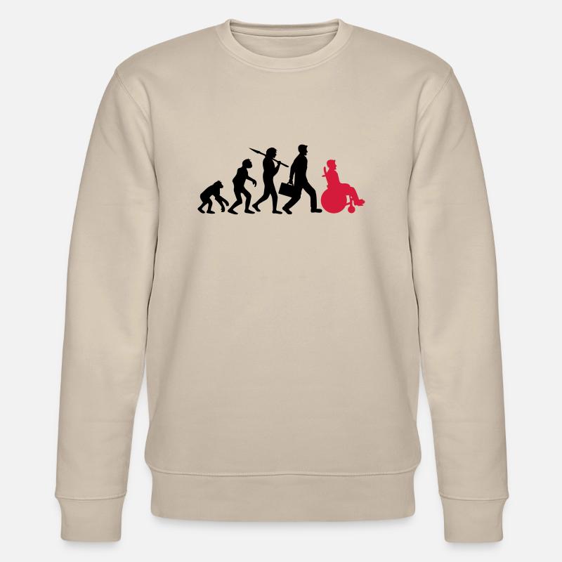 évolution silhouette développement obstacle gêne - Sweat bio CHANGER Stanley/Stella Unisexe - beige