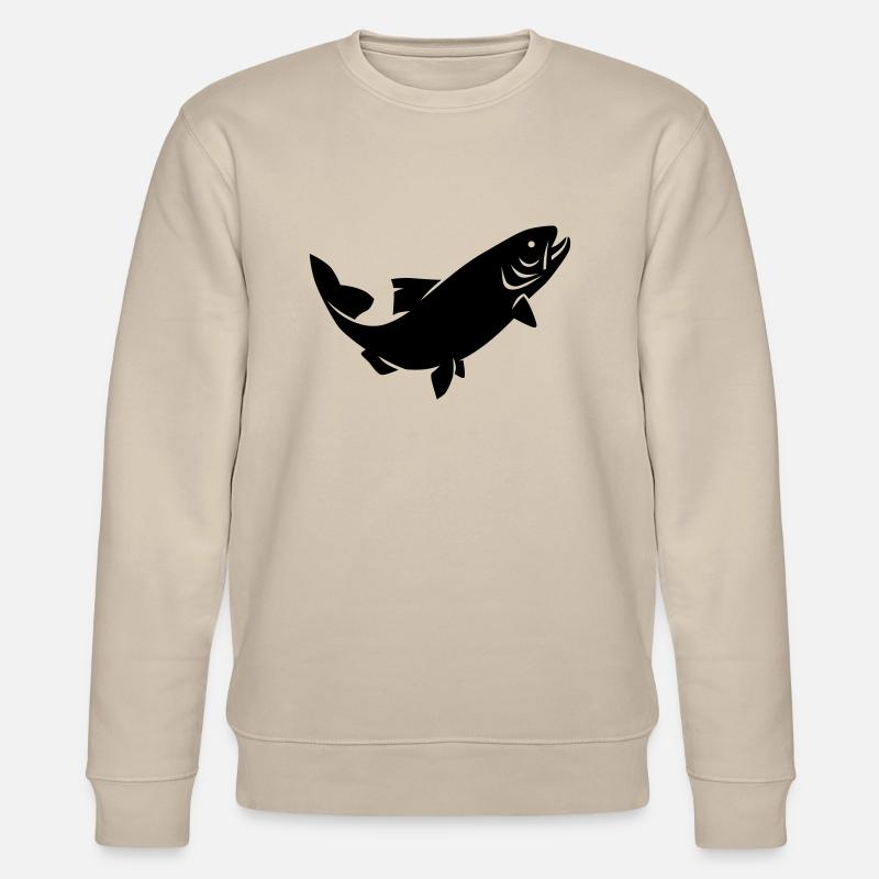 Forelle - Stanley/Stella Unisex Bio-Sweatshirt CHANGER  - Beige