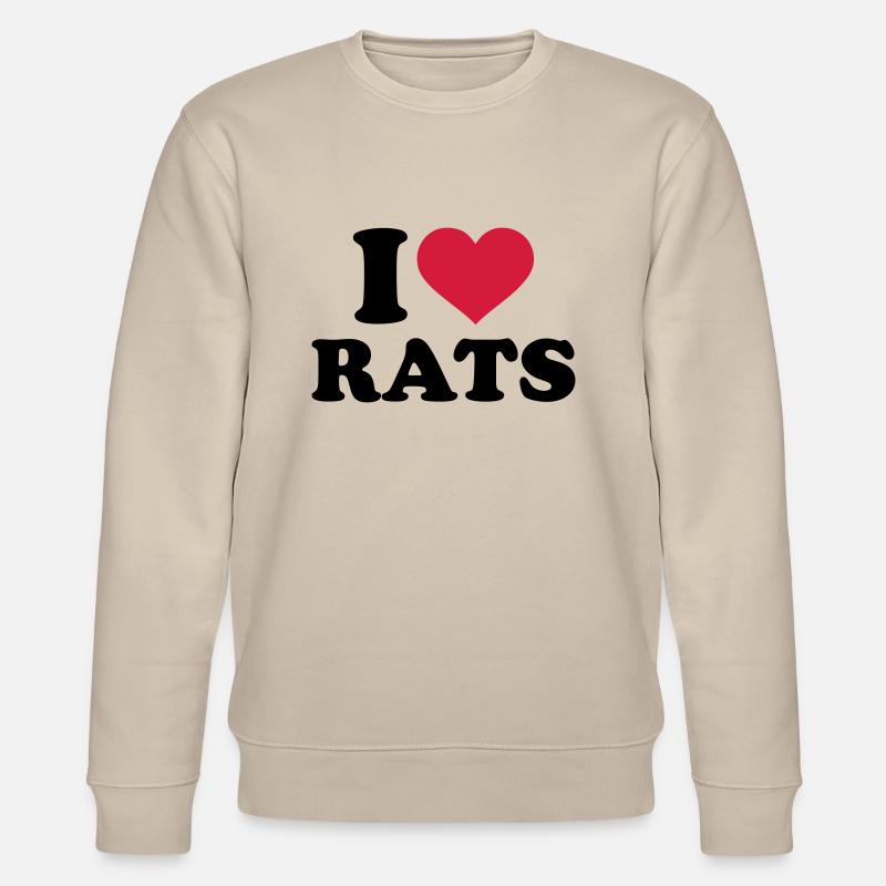 Ratte - Stanley/Stella Unisex Bio-Sweatshirt CHANGER  - Beige