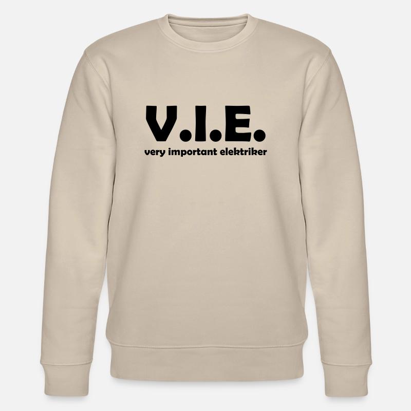 elektriker - Stanley/Stella Unisex Bio-Sweatshirt CHANGER  - Beige