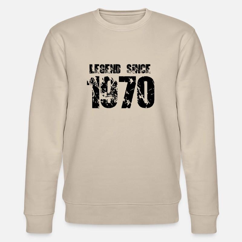 Legend since 1970 - Stanley/Stella CHANGER Unisex Organic Sweatshirt - beige