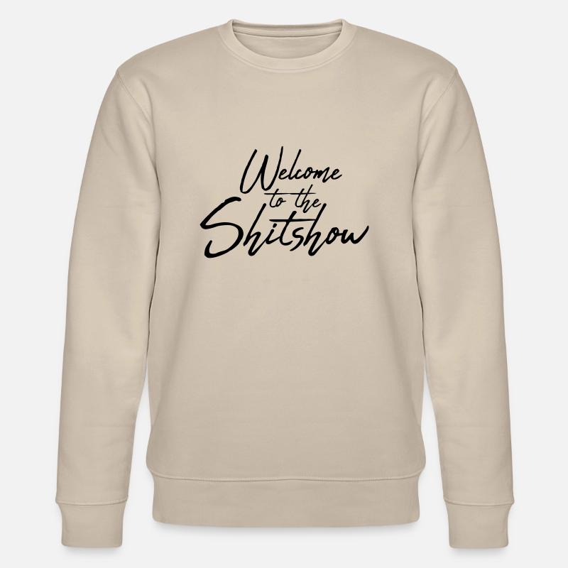 Welcome Shitshow Logo - Stanley/Stella Unisex Bio-Sweatshirt CHANGER  - Beige