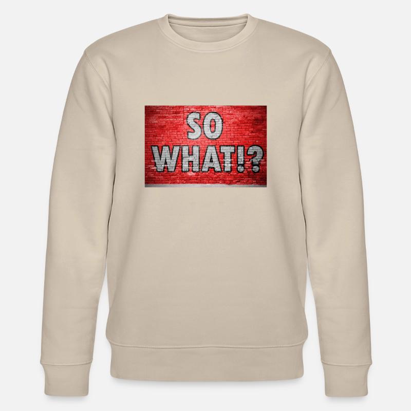 Et alors!? Graffiti - Sweat bio CHANGER Stanley/Stella Unisexe - beige