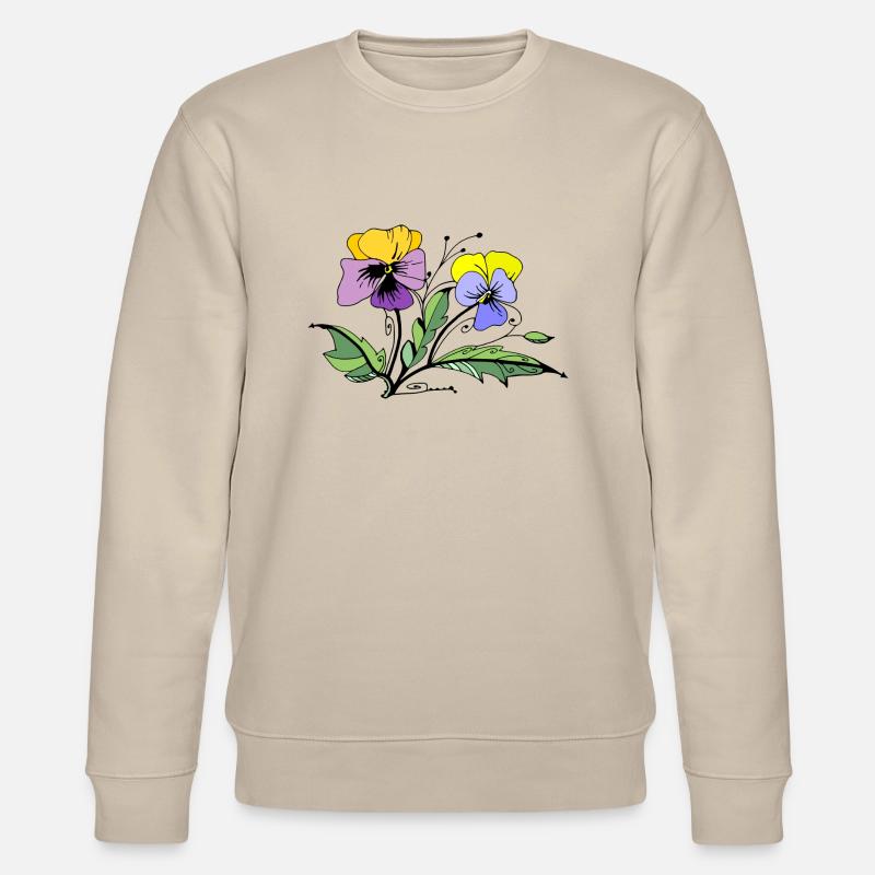 Fleur - Sweat bio CHANGER Stanley/Stella Unisexe - beige