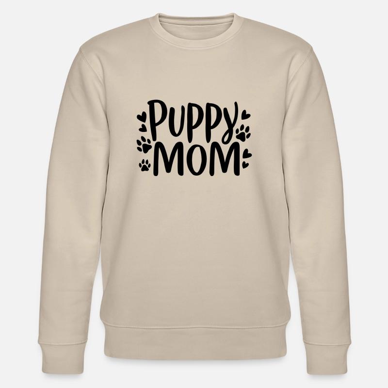Welpe Hund - Stanley/Stella Unisex Bio-Sweatshirt CHANGER  - Beige