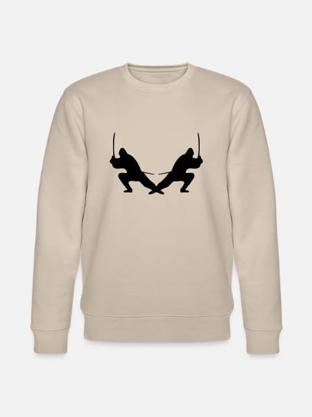 Ninjas - Stanley/Stella CHANGER Unisex Organic Sweatshirt - beige