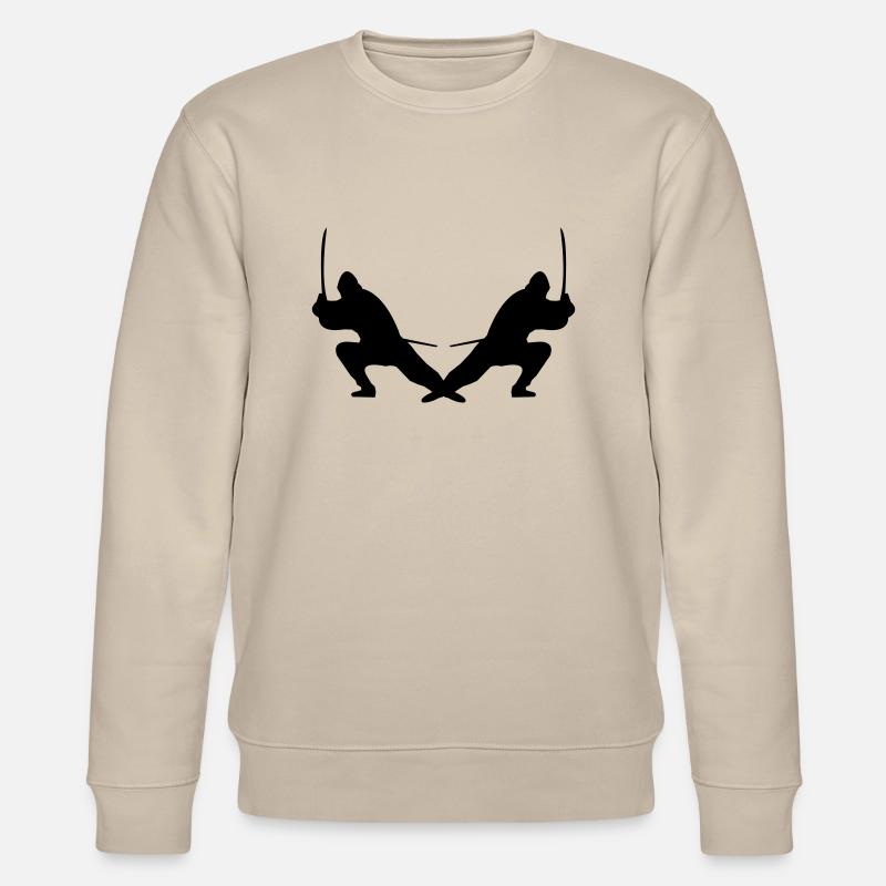 ninjas - Stanley/Stella Unisex Bio-Sweatshirt CHANGER  - Beige