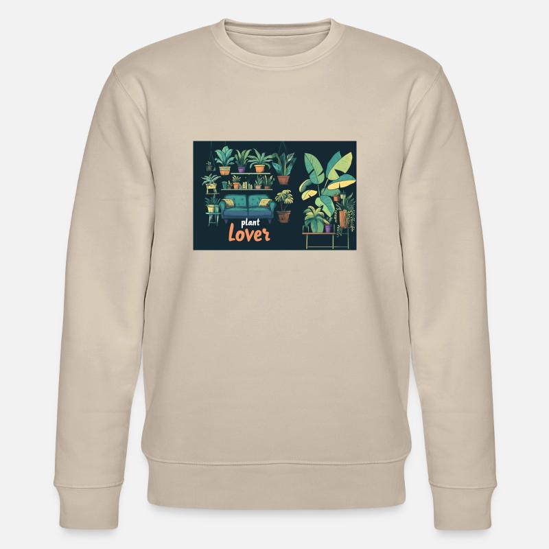 Plant lover - Stanley/Stella Unisex Bio-Sweatshirt CHANGER  - Beige