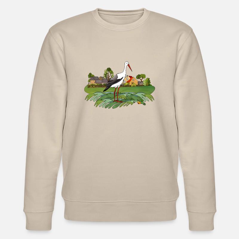 Storchvogel - Stanley/Stella Unisex Bio-Sweatshirt CHANGER  - Beige