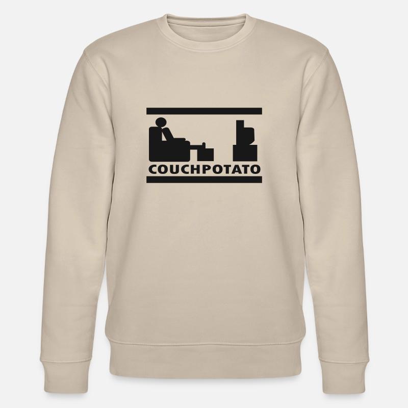 Couchpotato - Stanley/Stella Unisex Bio-Sweatshirt CHANGER  - Beige