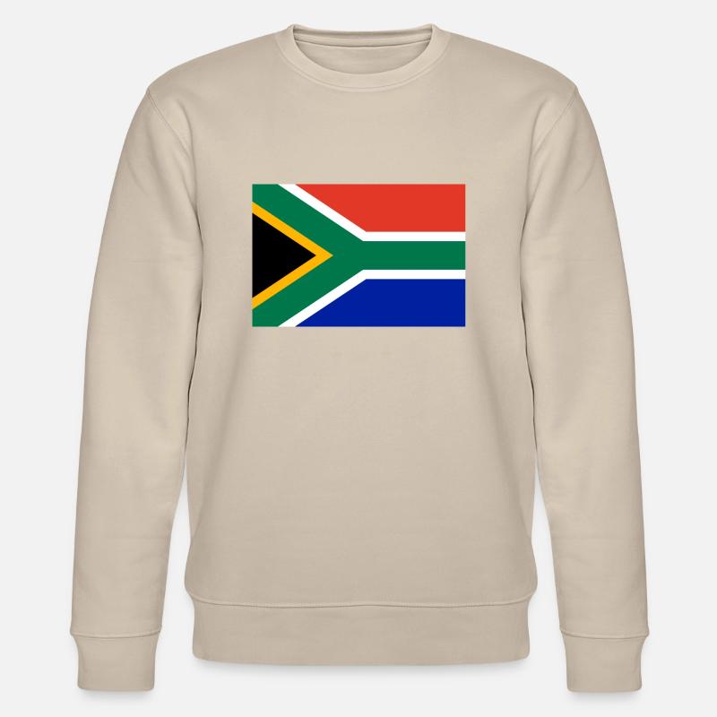 Afrique du Sud drapeau bannière - Sweat bio CHANGER Stanley/Stella Unisexe - beige