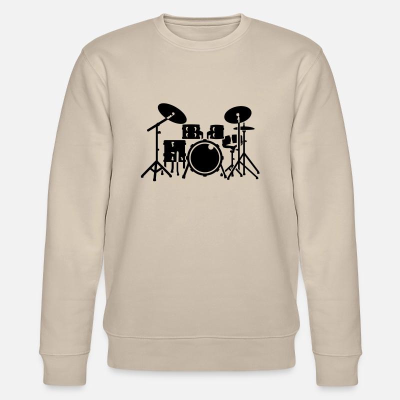 Batterie - Sweat bio CHANGER Stanley/Stella Unisexe - beige
