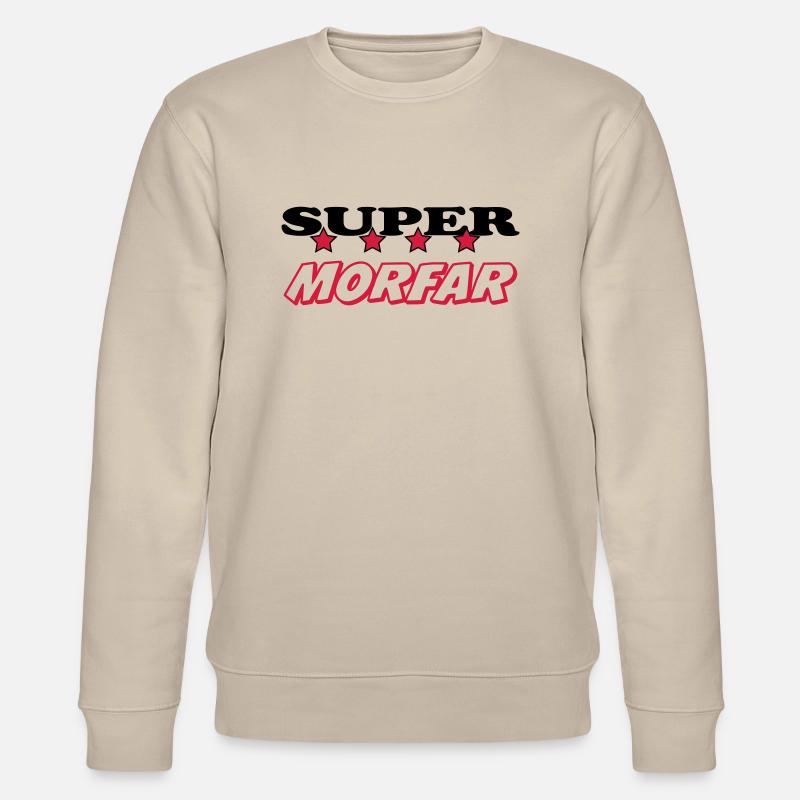 Super morfar - Stanley/Stella Unisex Bio-Sweatshirt CHANGER  - Beige