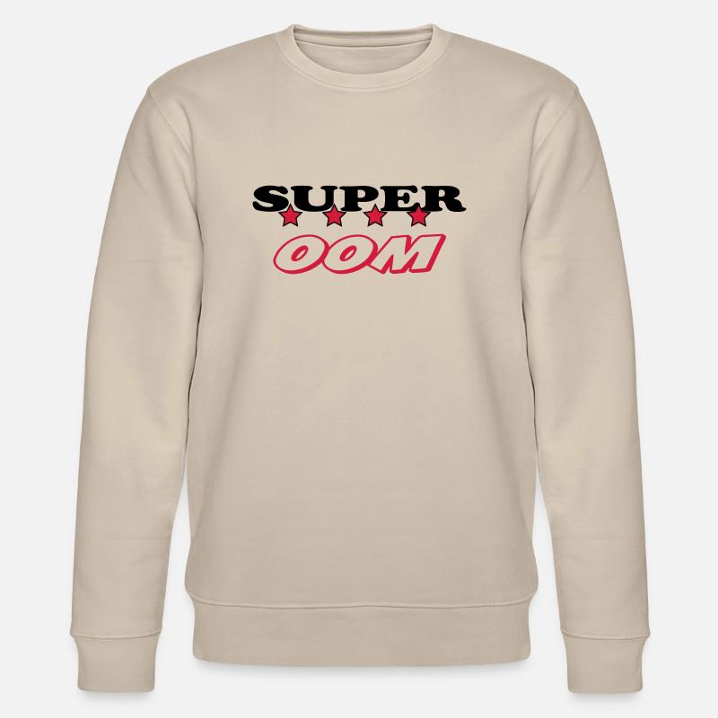 Super oom - Stanley/Stella Unisex Bio-Sweatshirt CHANGER  - Beige