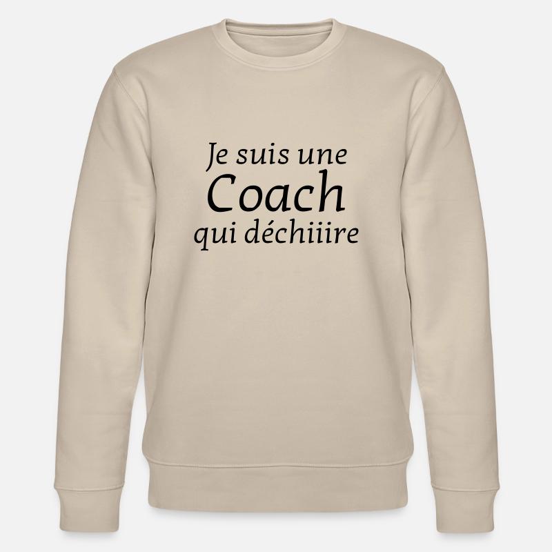 Coach / Coaching / Trainer / Sport - Stanley/Stella Unisex Bio-Sweatshirt CHANGER  - Beige