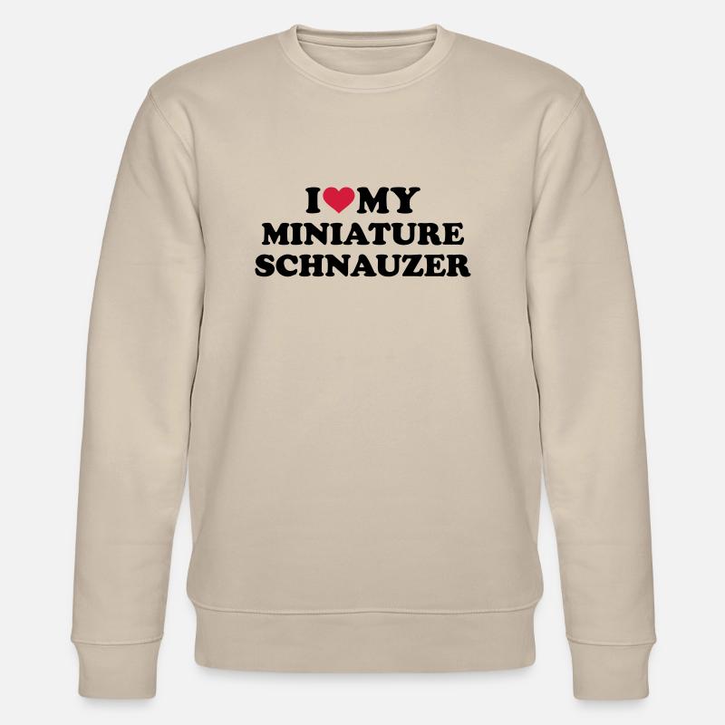 Miniature Schnauzer - Stanley/Stella CHANGER Unisex Organic Sweatshirt - beige